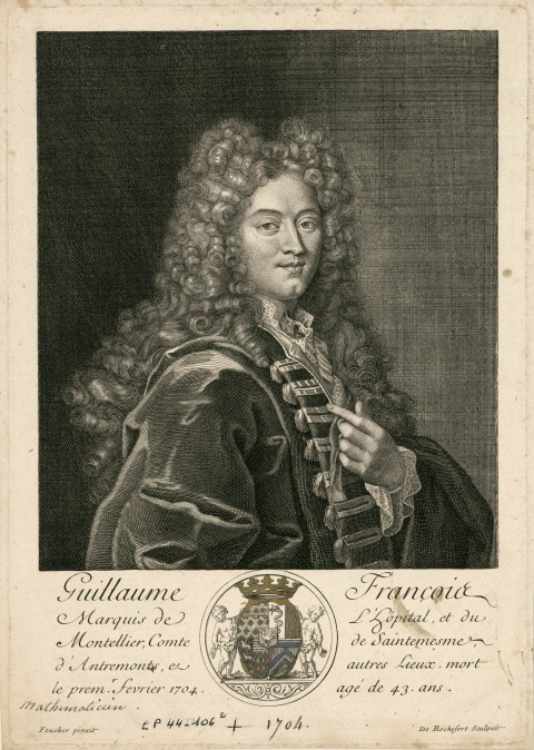 Portrait of Marquis de L'Hôpital.