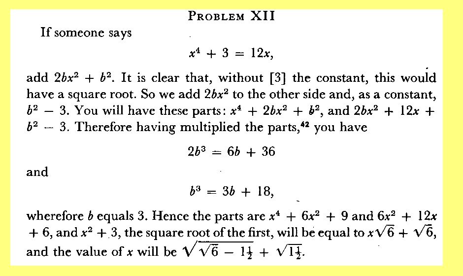 Problem XII from chapter 39