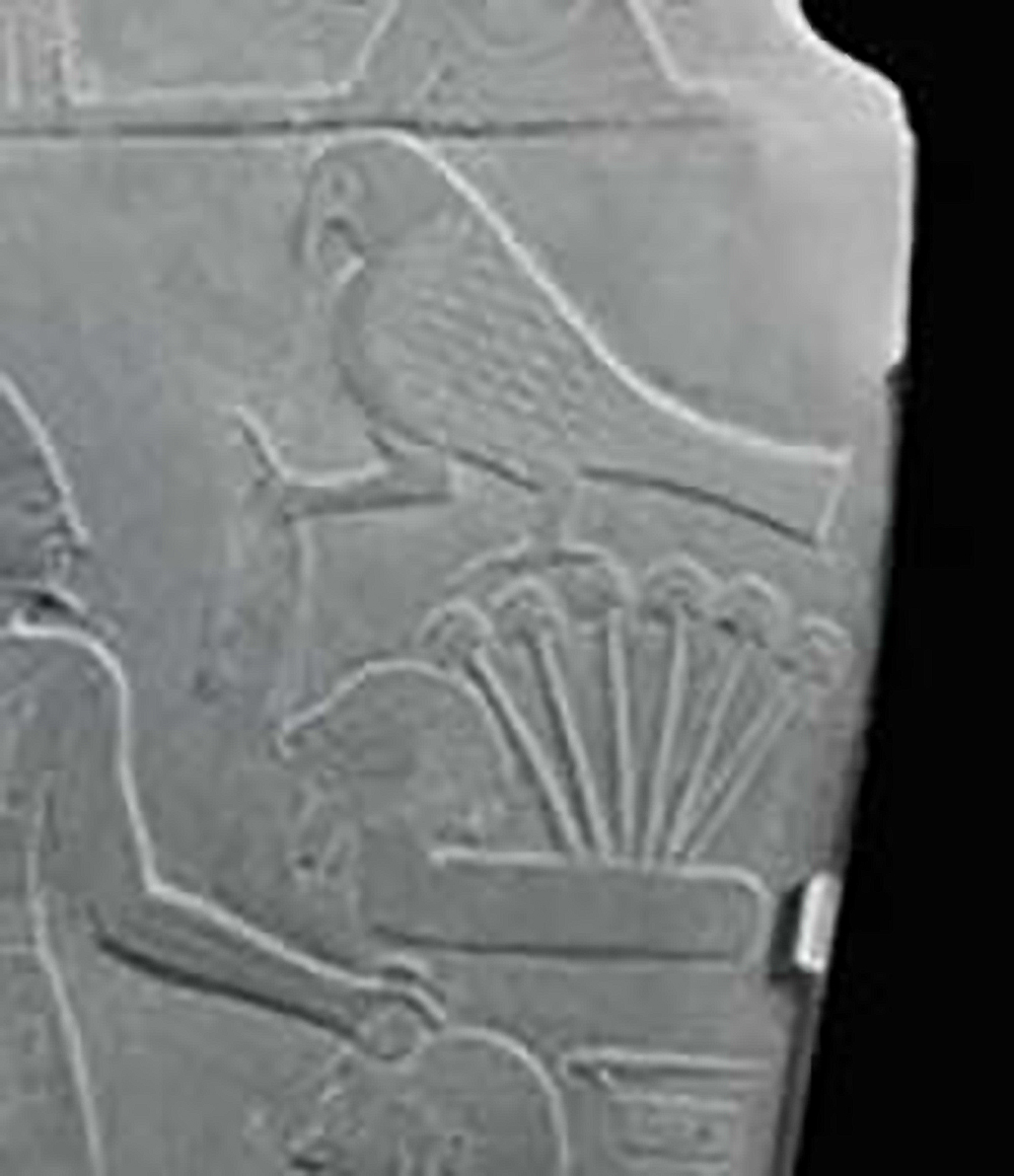 Detail of the Narmer Palette.