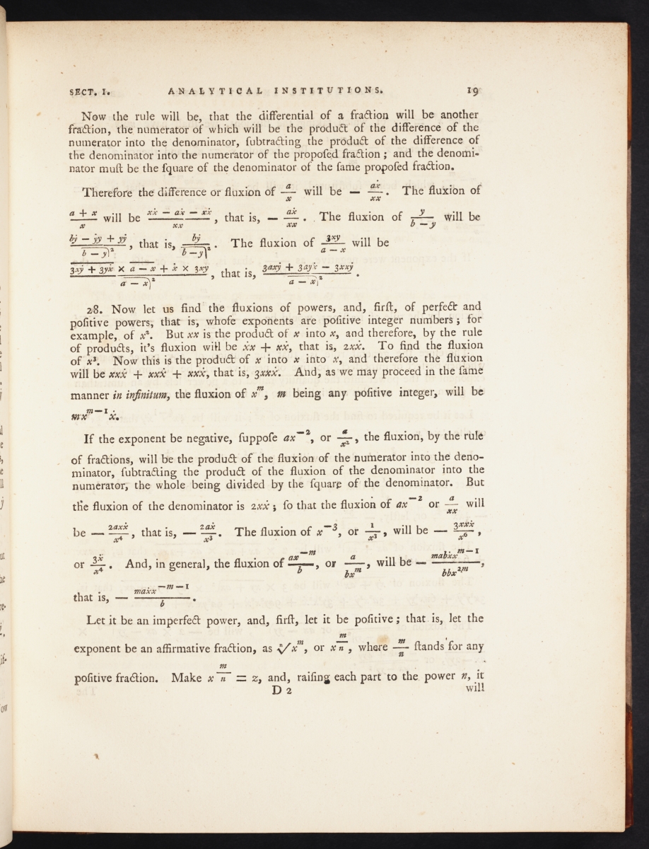 Page 19 of English translation of Agnesi's Instituzioni Analitiche.