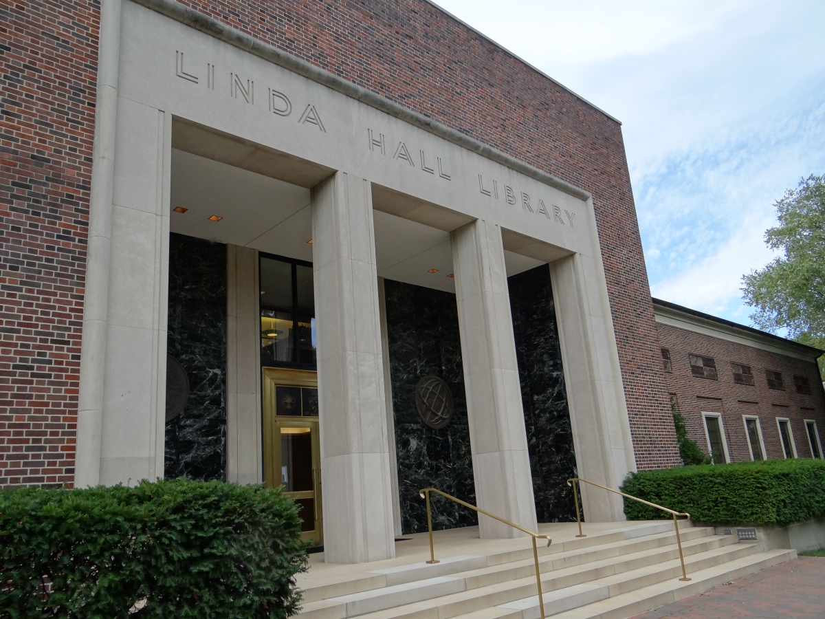 Exterior of Linda Hall Library in Kansas City.