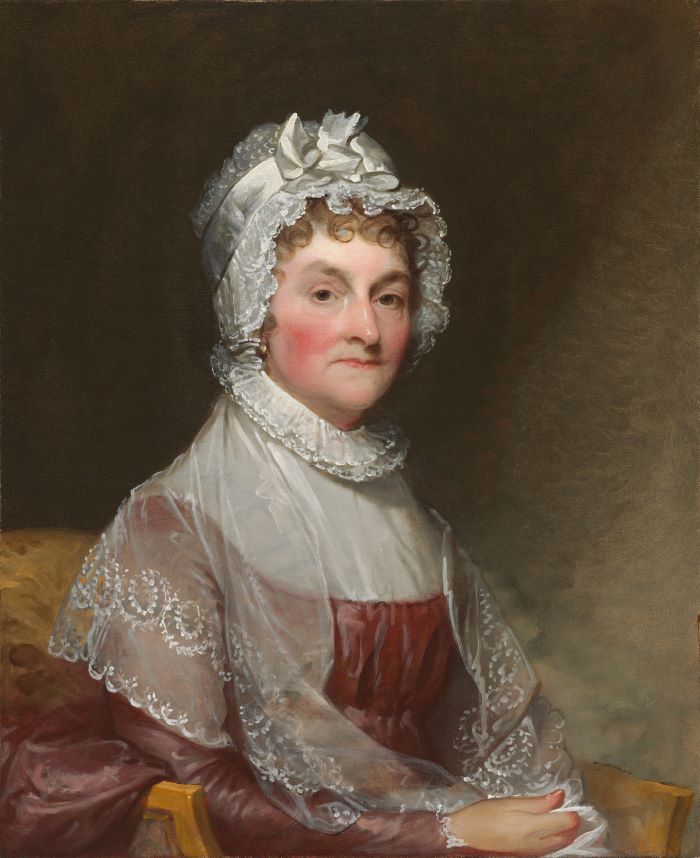 Painting of Abagail Adams by Gilbert Stuart