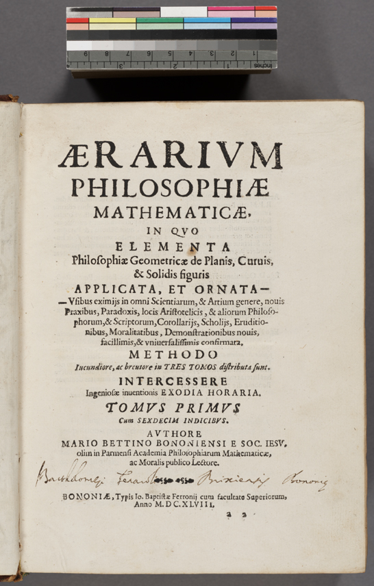 Bettini Title Page