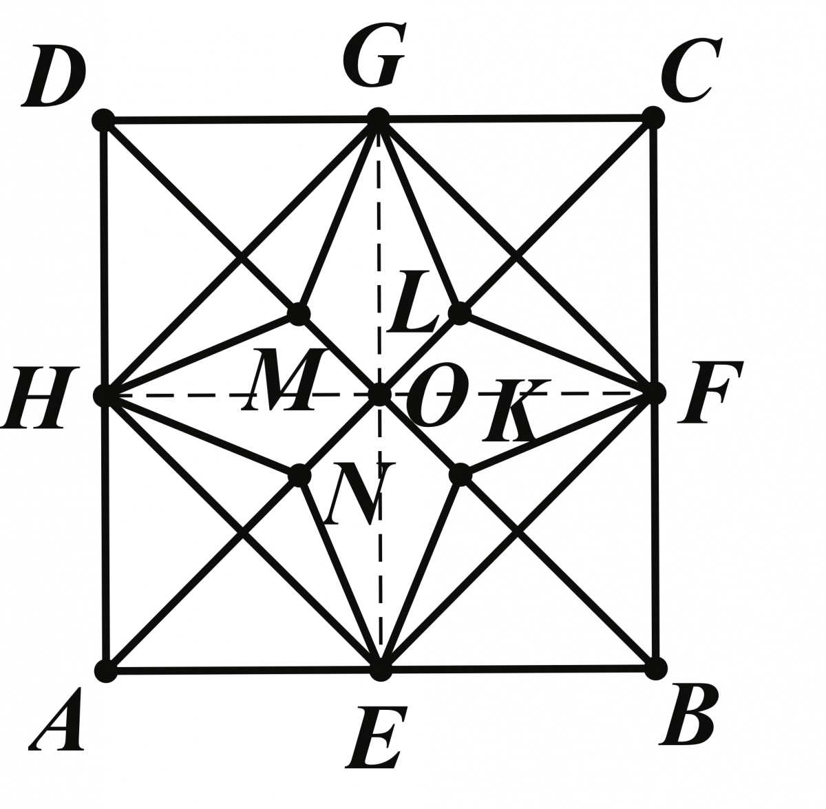 Diagram of individual parquet flooring tile.