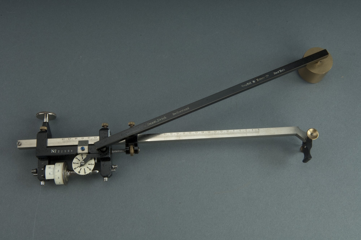 Coradi compensating polar planimeter, 1914.