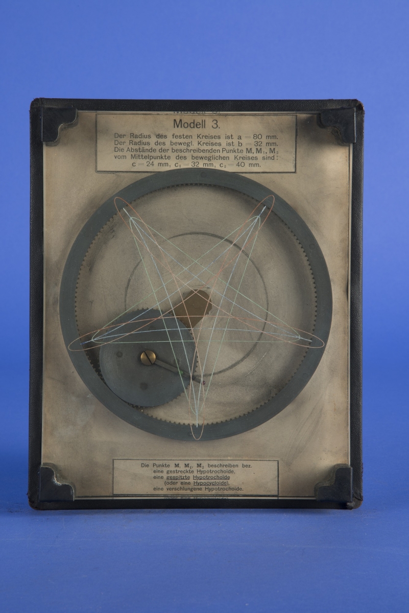 Kinematic Model of Hypotrochoids by Martin Schilling, ca 1900.