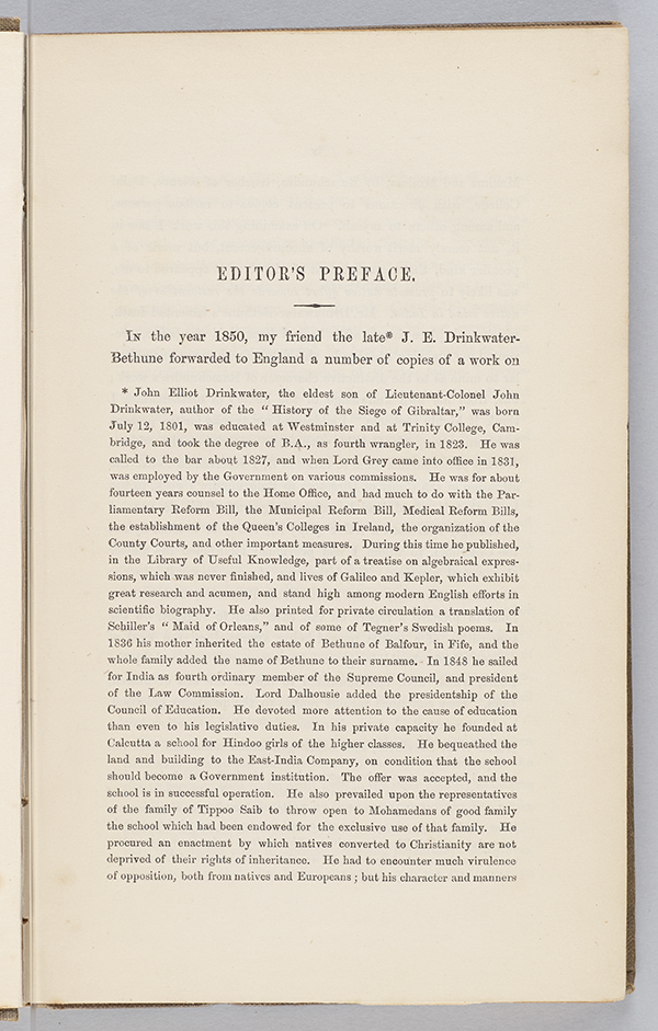 Ramchundra's Maxima and Minima preface