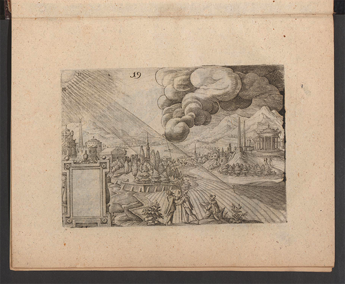 Plate 19 from Part 3 of Apollonius Cattus oder ... Geometriae by Benjamin Bramer and Jost Burgi, 1684