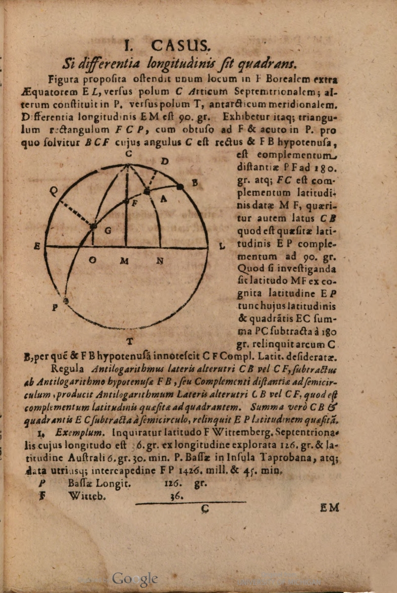 First case of Problem 5 from Johann Placentinus's 1657 Geotomia.