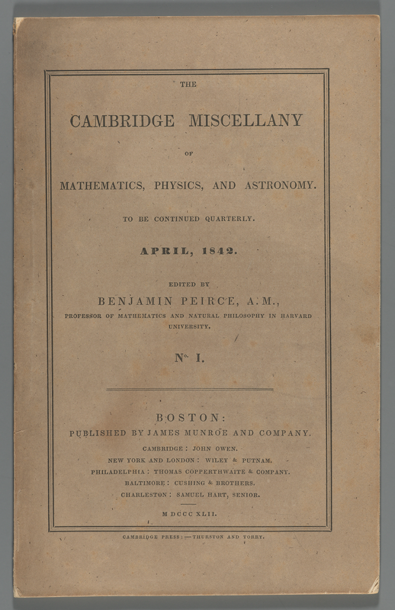 Mathematical Treasure: Cambridge Miscellany of Mathematics ...