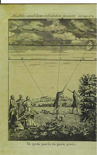 Frontispiece of 1736 printing of Newton's Method of Fluxions.