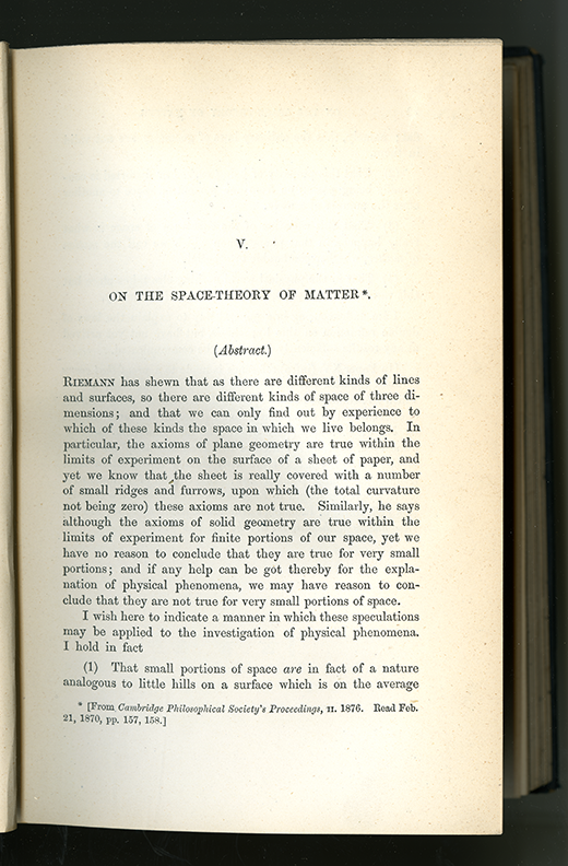 Page 21 of Mathematical Papers by William Clifford, 1882