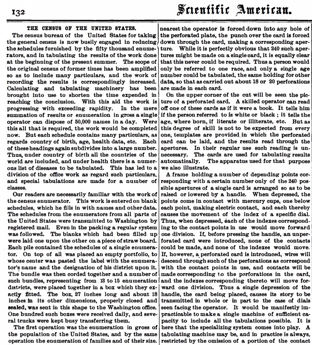 Page 132 from 30 August 1890 Scientific American.