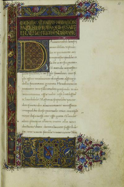 First page of Benedetto da Firenze’s Trattato d’abacho (circa 1480).