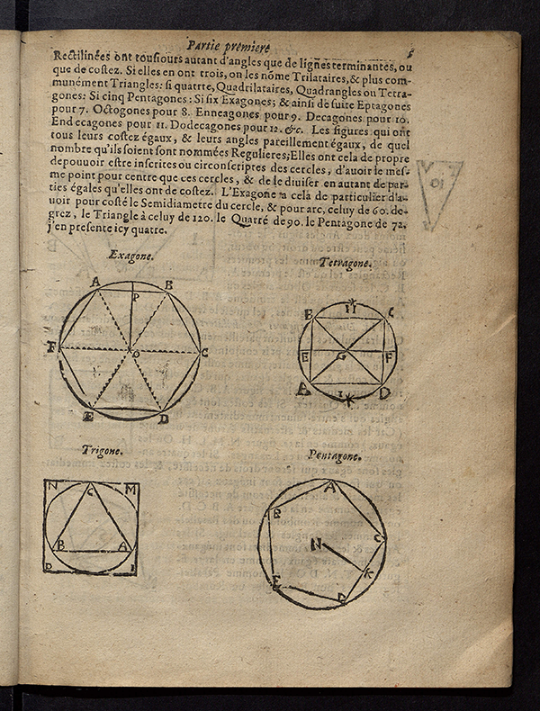 Second page of Chapter 1 of L’Arithmétique et la Géométrie Pratique by Jean François, 1657