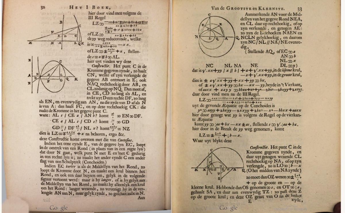 Pages 32-33 of Analysis of stelkunstige ontknoping in de meetkunstige werkstukken.