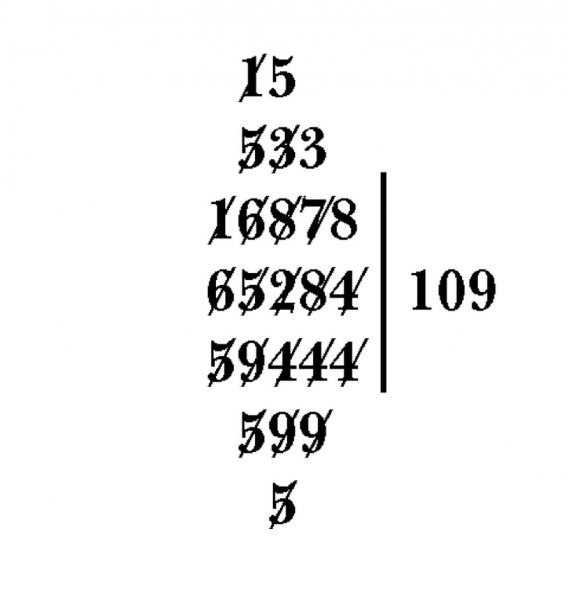 Example of Galley Division.