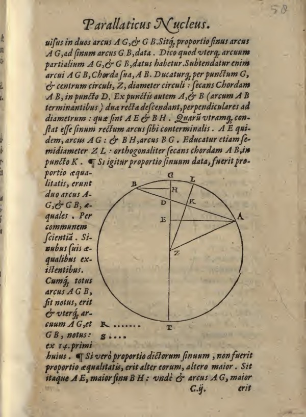 Geometical proof by John Dee that was typical of Early Modern mathematics.